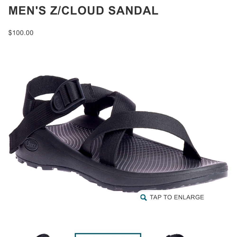 Chaco Men's Z/Cloud Sandal Black